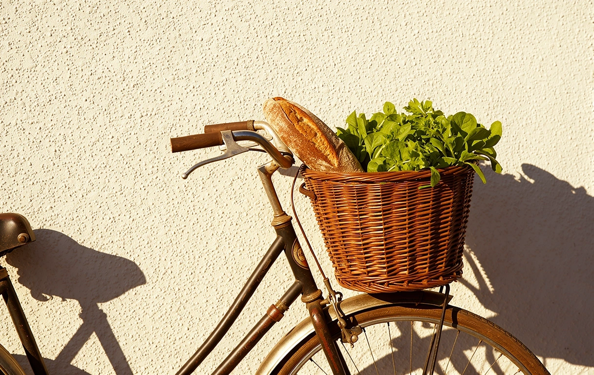 Bicicleta y alimentación sana