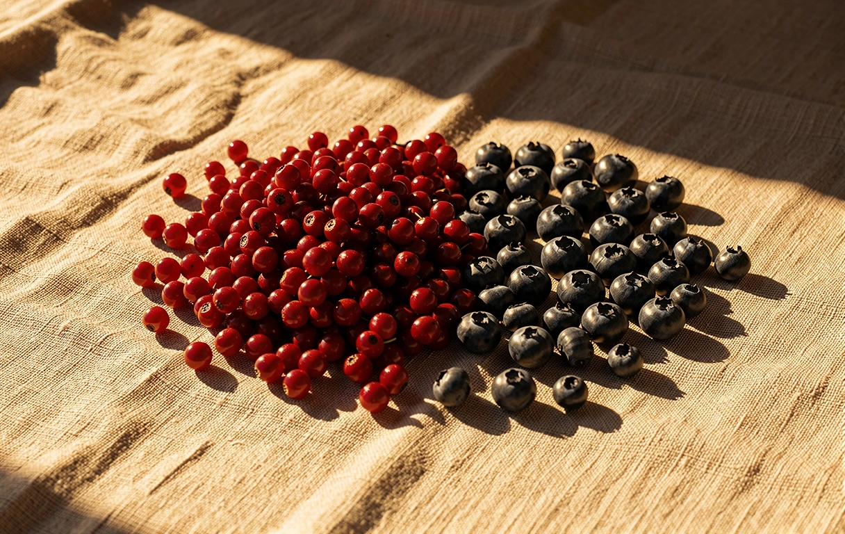 Frutos rojos antioxidantes