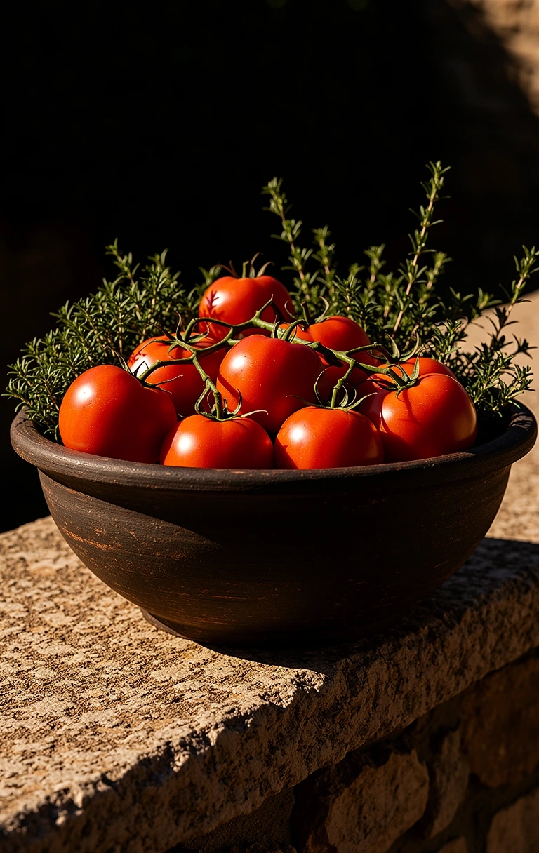 Ingredientes frescos bajo el sol de Sevilla
